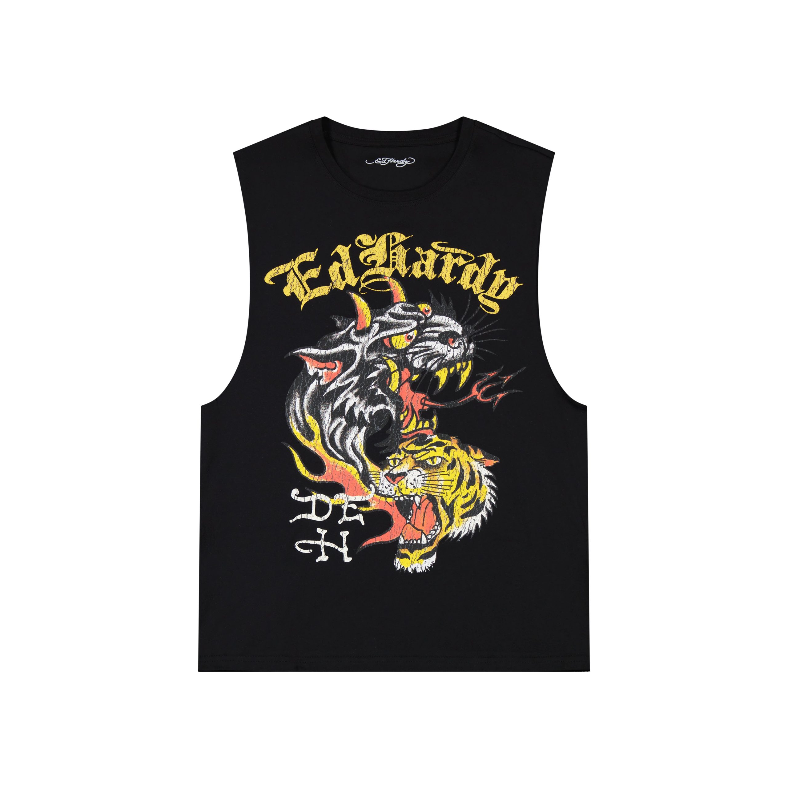 Tiger Panther Mens Cut Off Tee