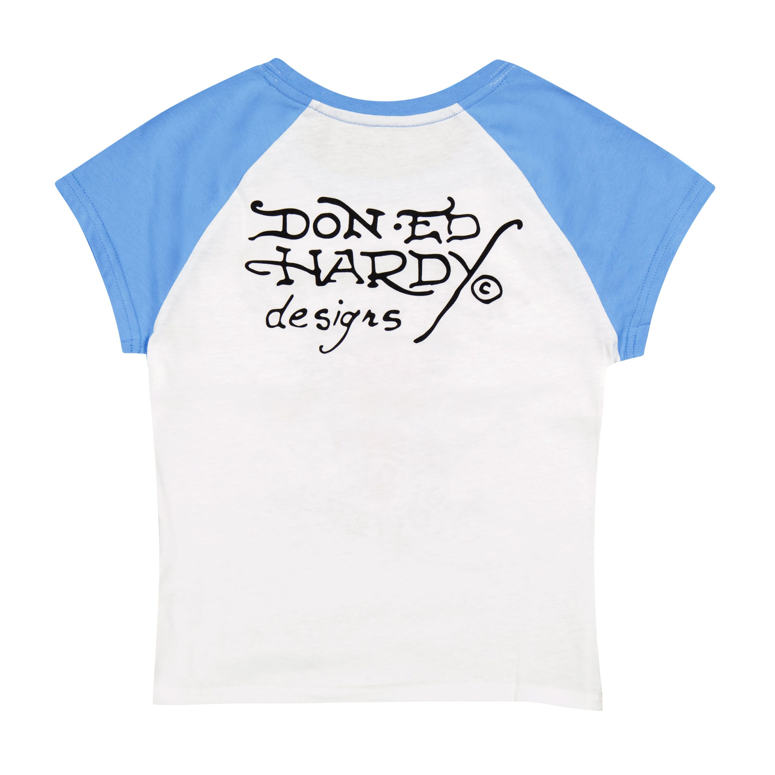 Devil Flower Raglan Cap Sleeve Tee - Image 2